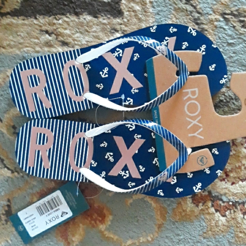 6x*Host Pick*Roxy adorable flip flop sandals - Picture 9 of 16